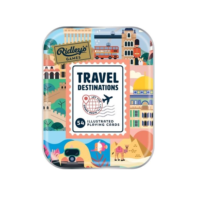 Ridley's: Travel Destinations Playing Cards