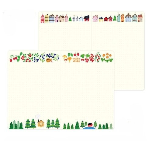 Midori: Yuru Log Notebook B6 Scandi