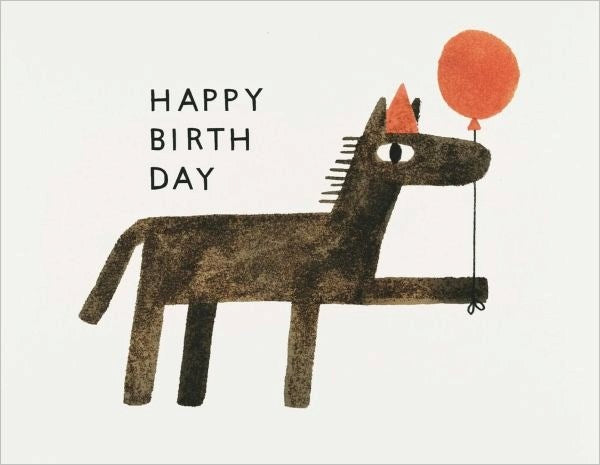 Red Cap: Greeting Card Balloon Wishes