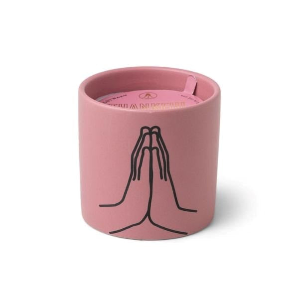 Paddywax: Impressions 5.75 oz. Mauve Ceramic Candle 