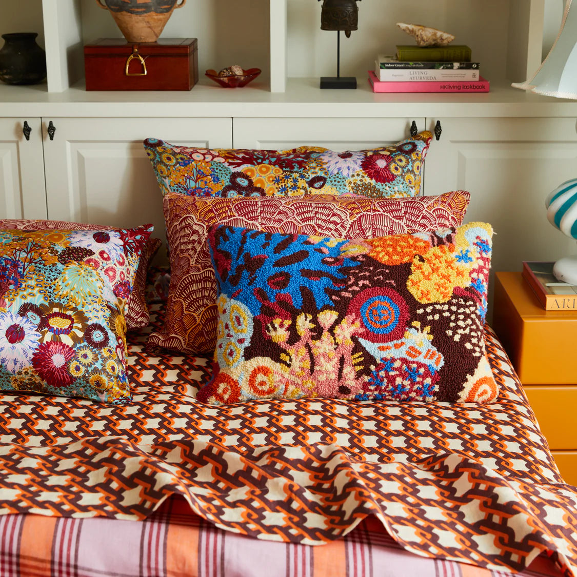 Sage x Clare: Coralie Punch Needle Cushion