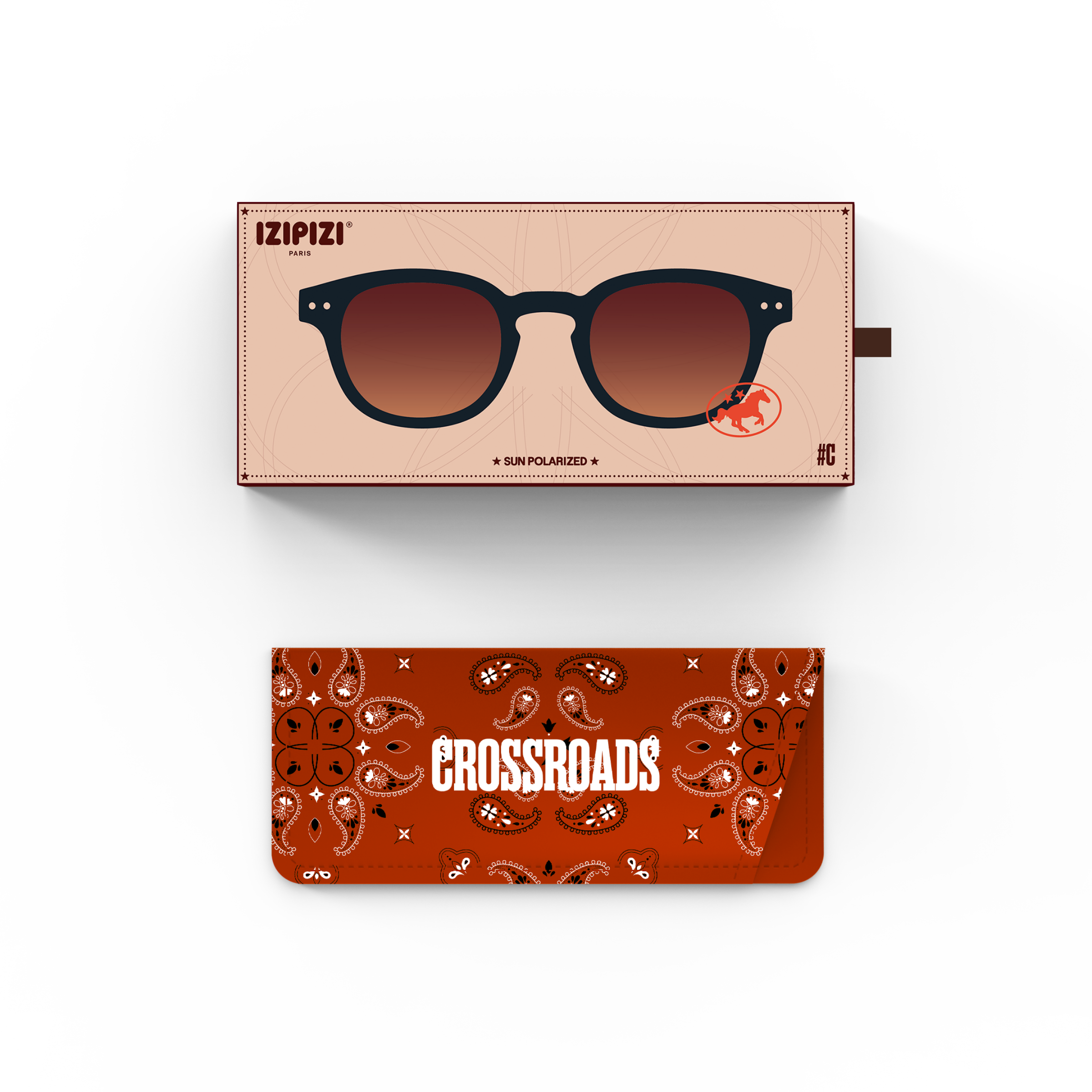 Izipizi Sun Collection C Polarised Sunglasses - Crossroads