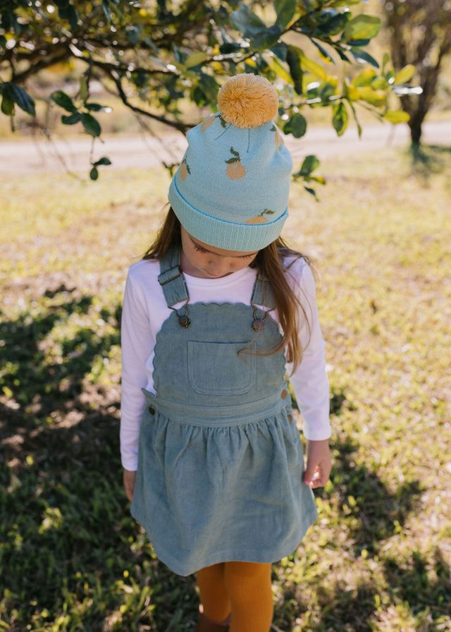 Acorn kids: Lemon Merino Beanie