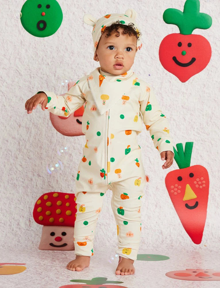 Halcyon Nights: Long Sleeve Romper Teeny Tiny Veg