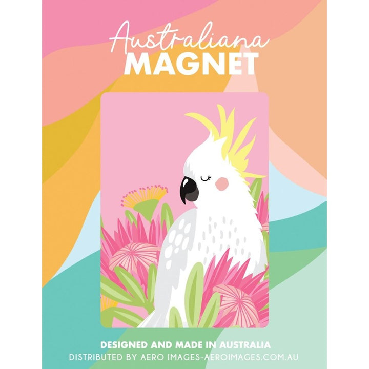 Aero Images: Decorative Magnet Pink Cockatoo