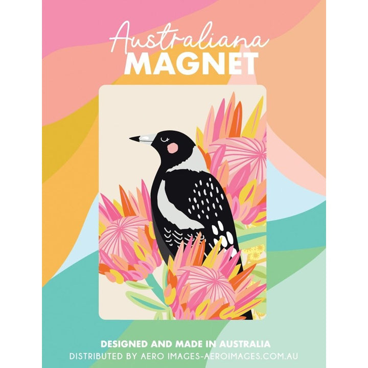 Aero Images: Decorative Magnet Magpie