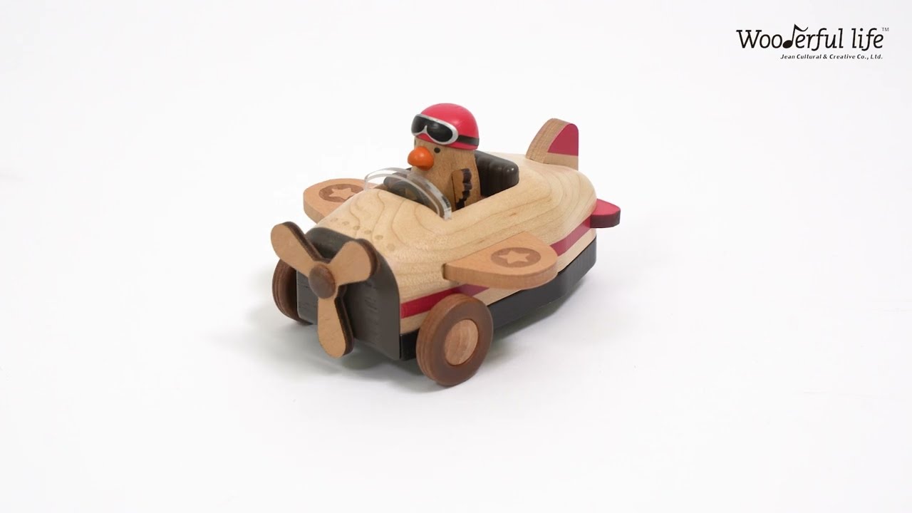 Wooderful Life Music Box - Bird Monoplane