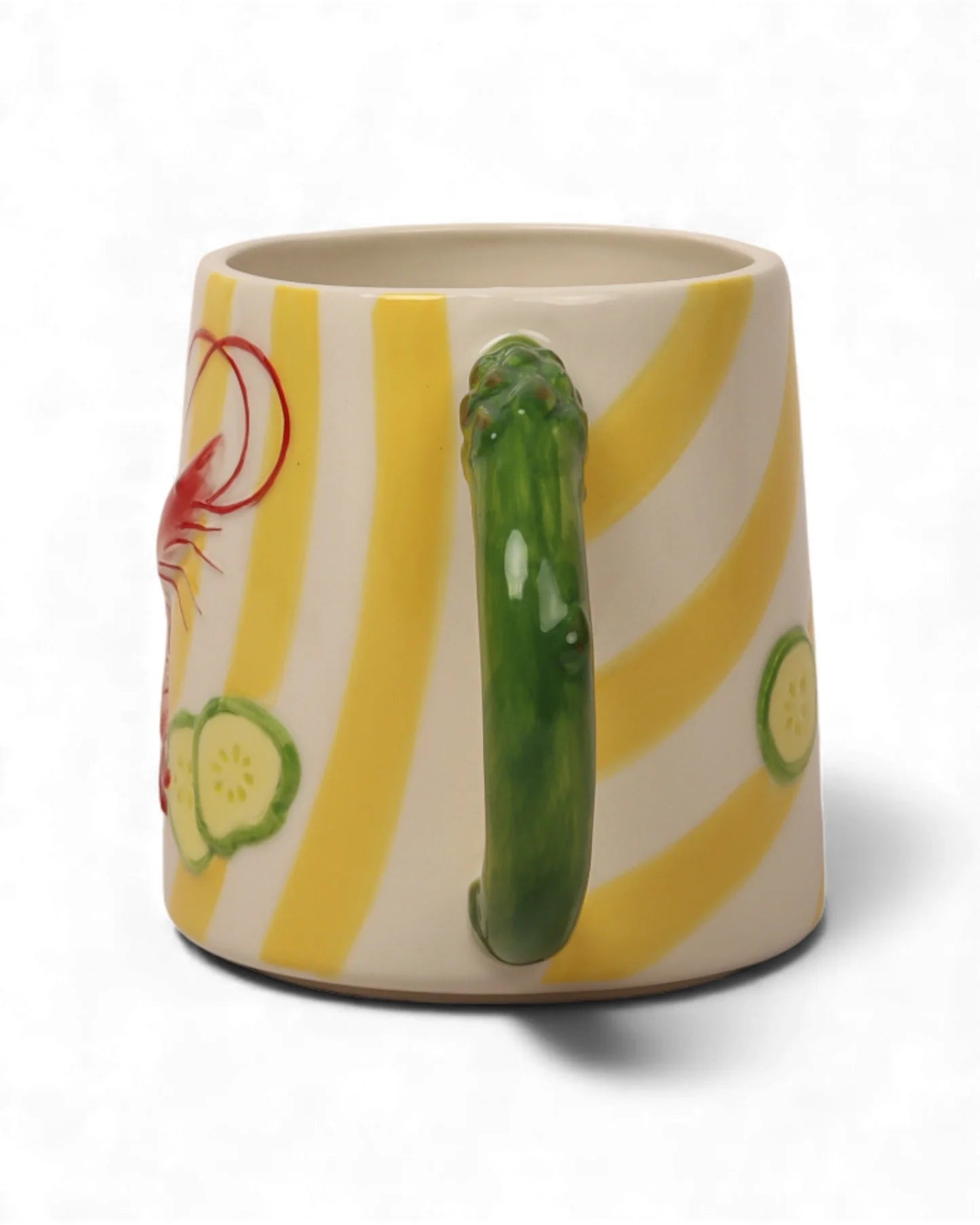 Seaview Stoneware Asparagus Mug