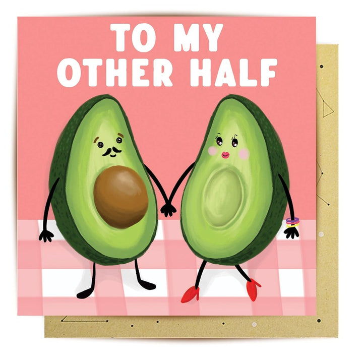 La La Land: Greeting Card Other Half Avocado