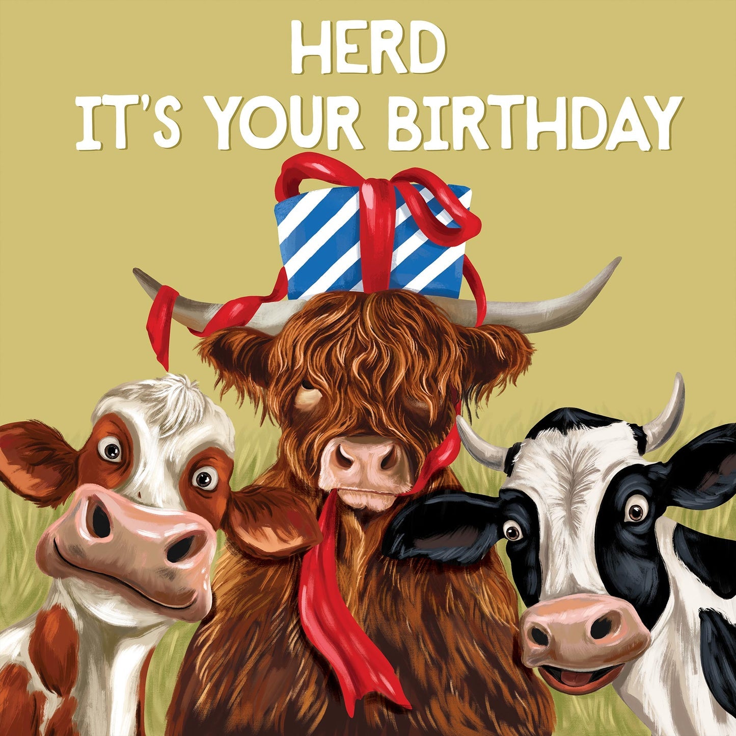 La La Land Greeting Card - Herd It Is Your Birthday