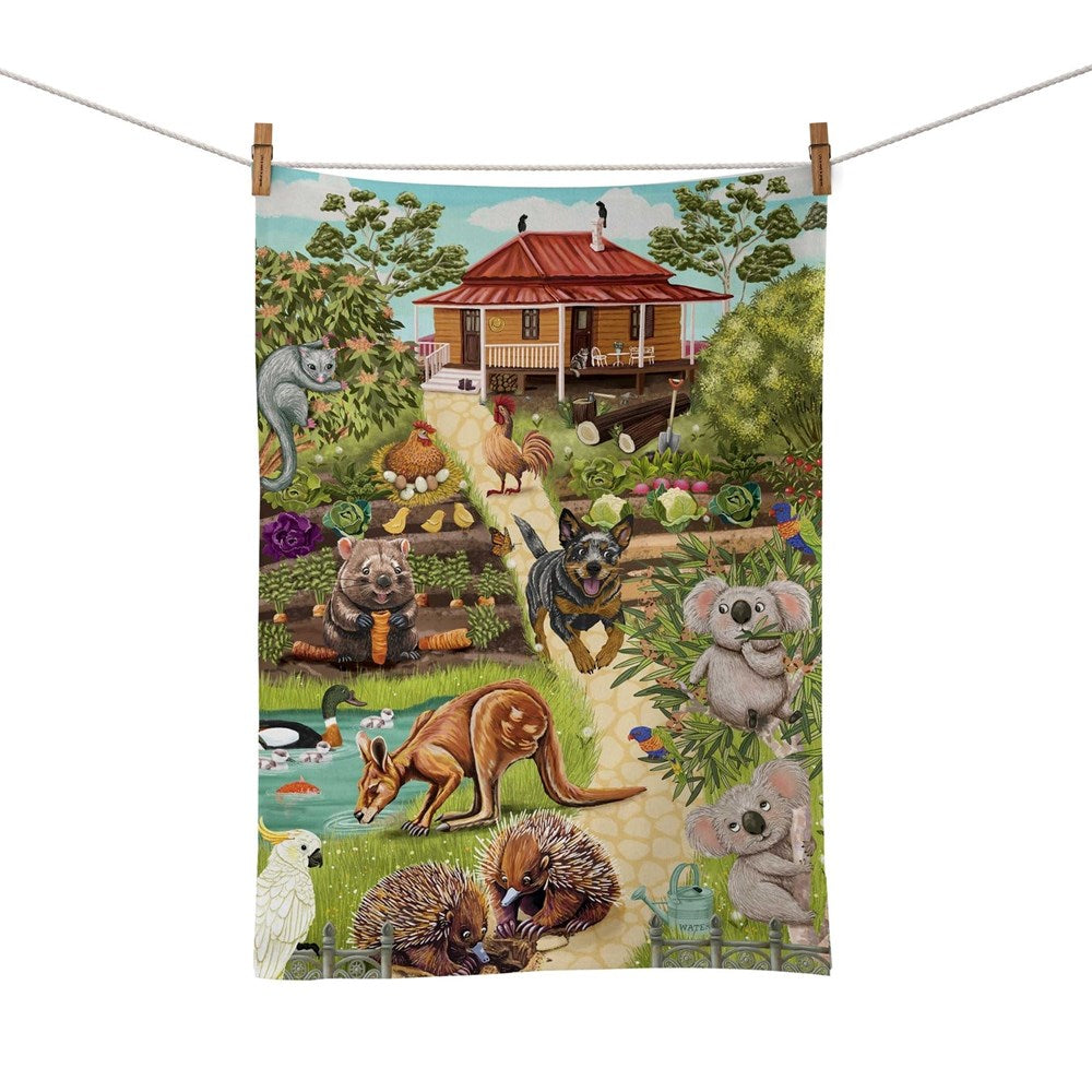 La La Land: Tea Towel Garden Giggles