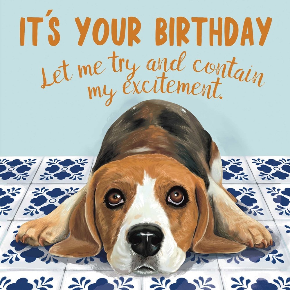 Greeting Card Containing The Excitement