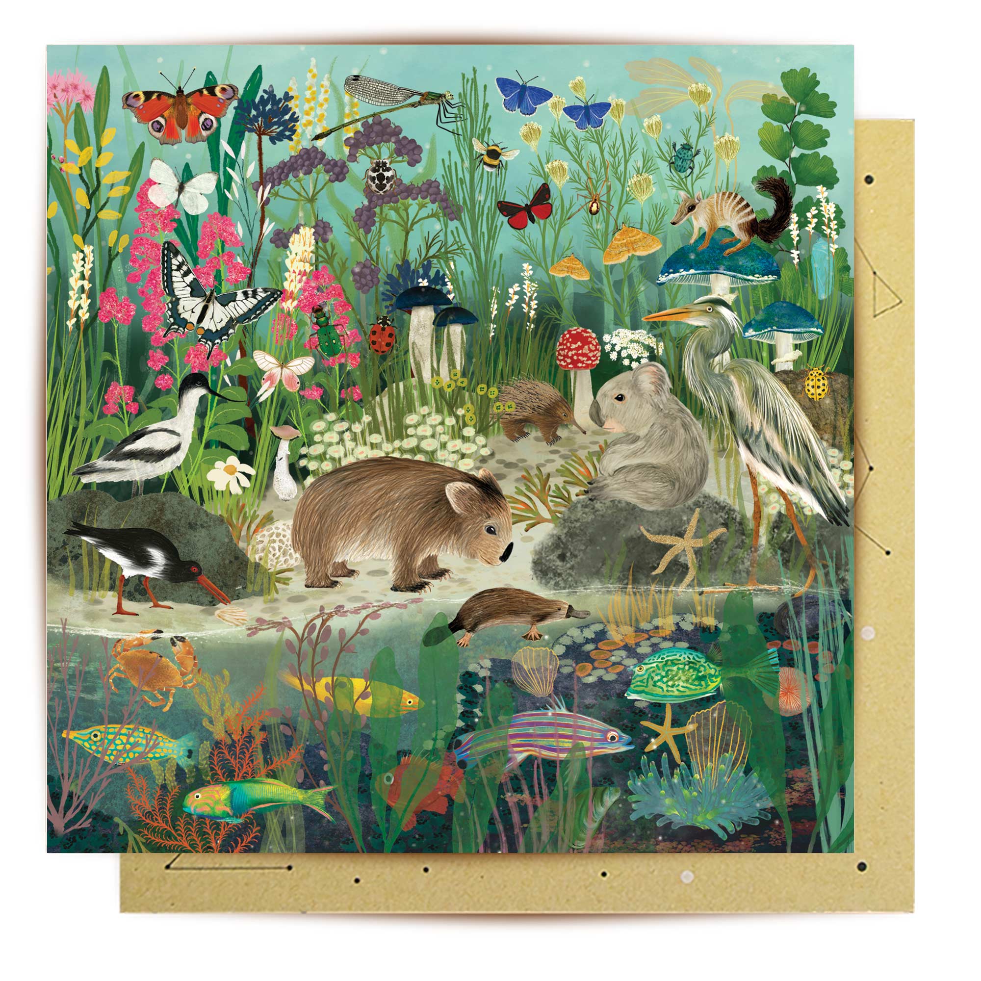 La La Land Coastal Calling Greeting Card