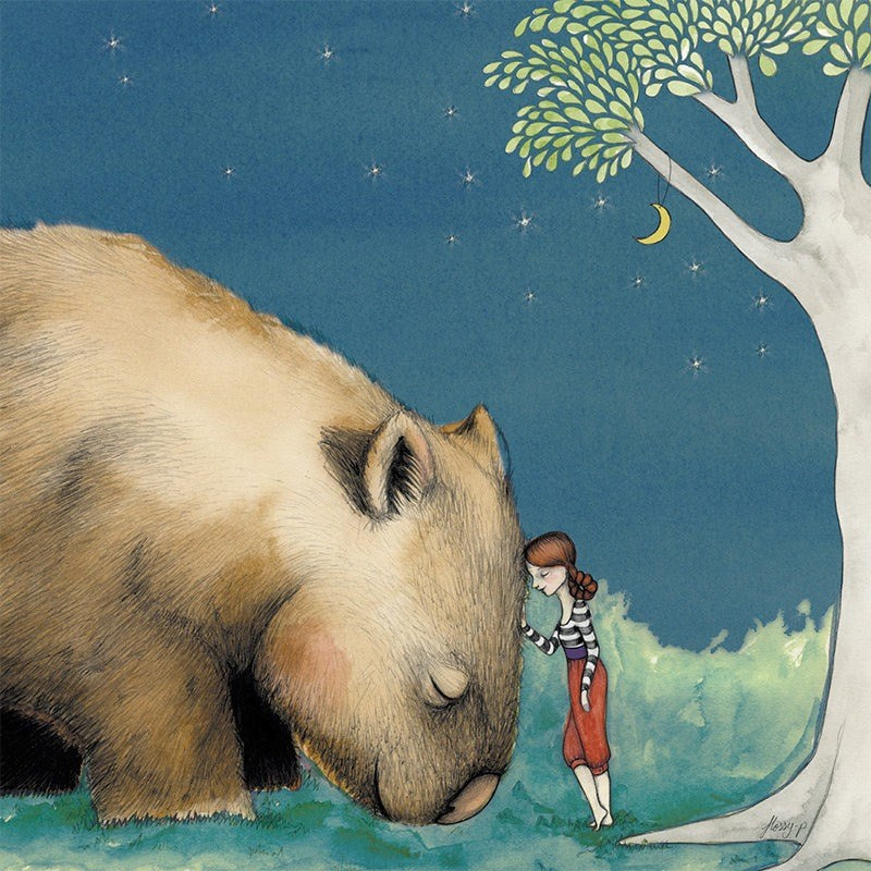Greeting Card Giant Wombat