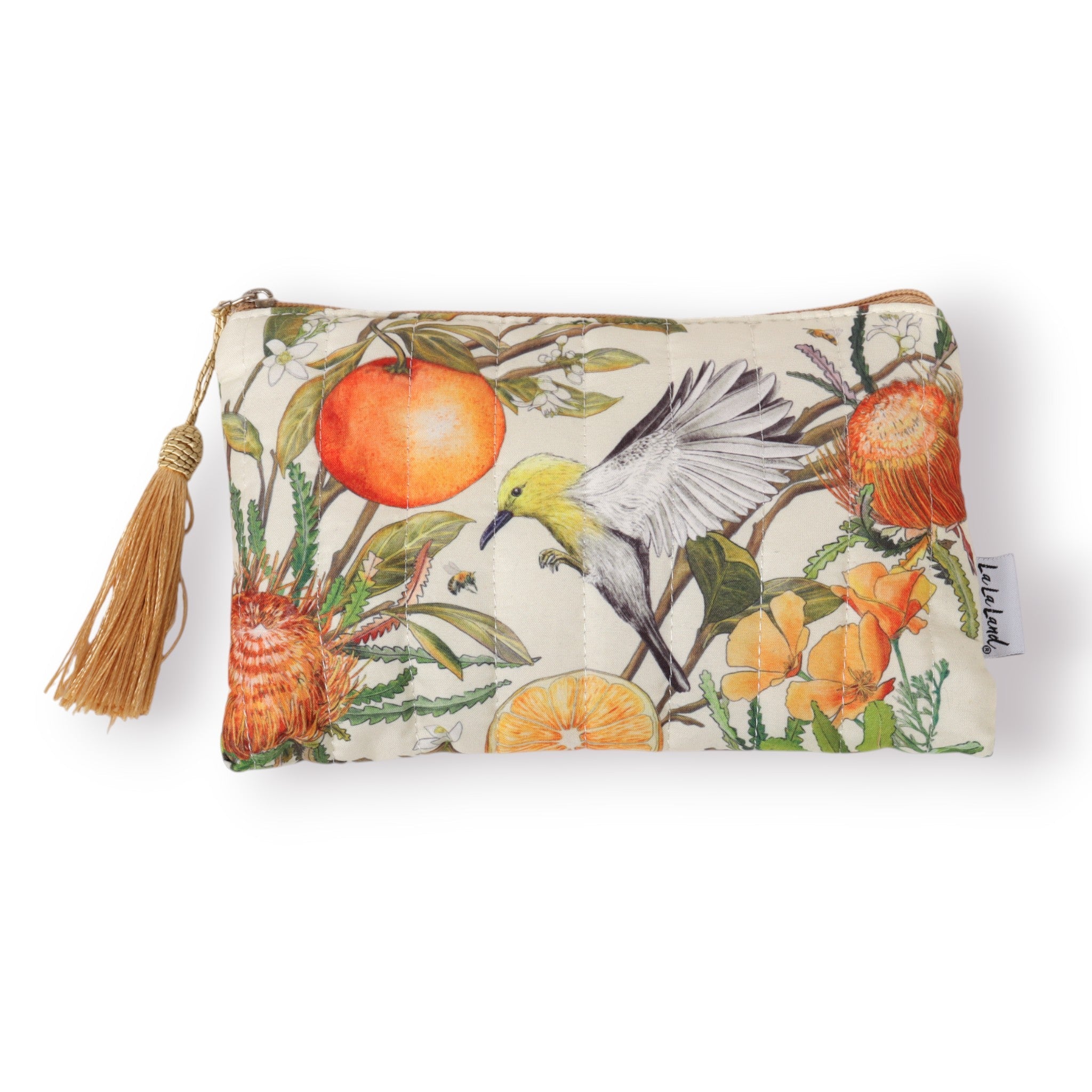 La La Land Quilted Comforter Pouch - Golden Hour