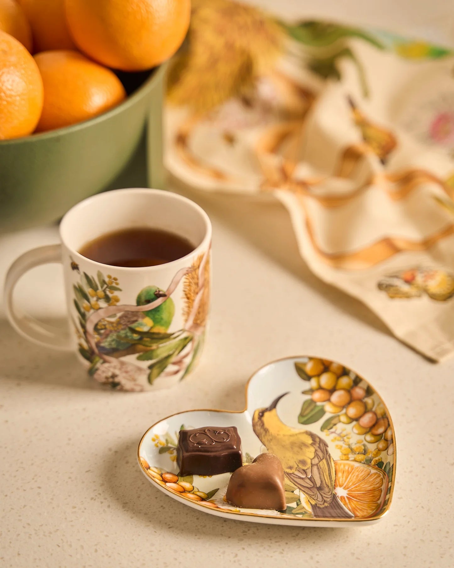 La La Land: Heart Shape Trinket Tray Golden Hour
