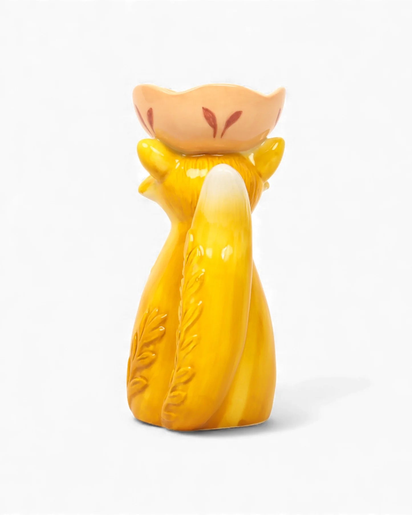 Retro Folk Stoneware Foxy Vase