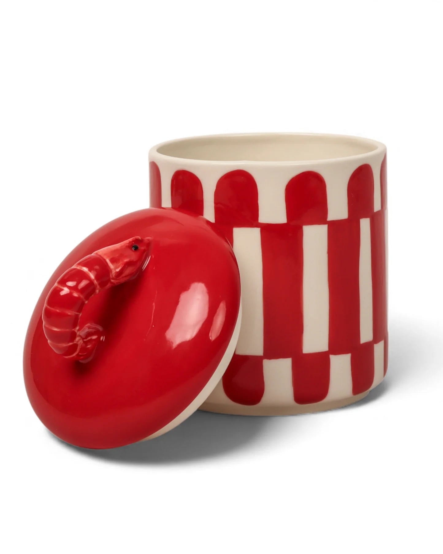 Seaview Stoneware Prawn Canister