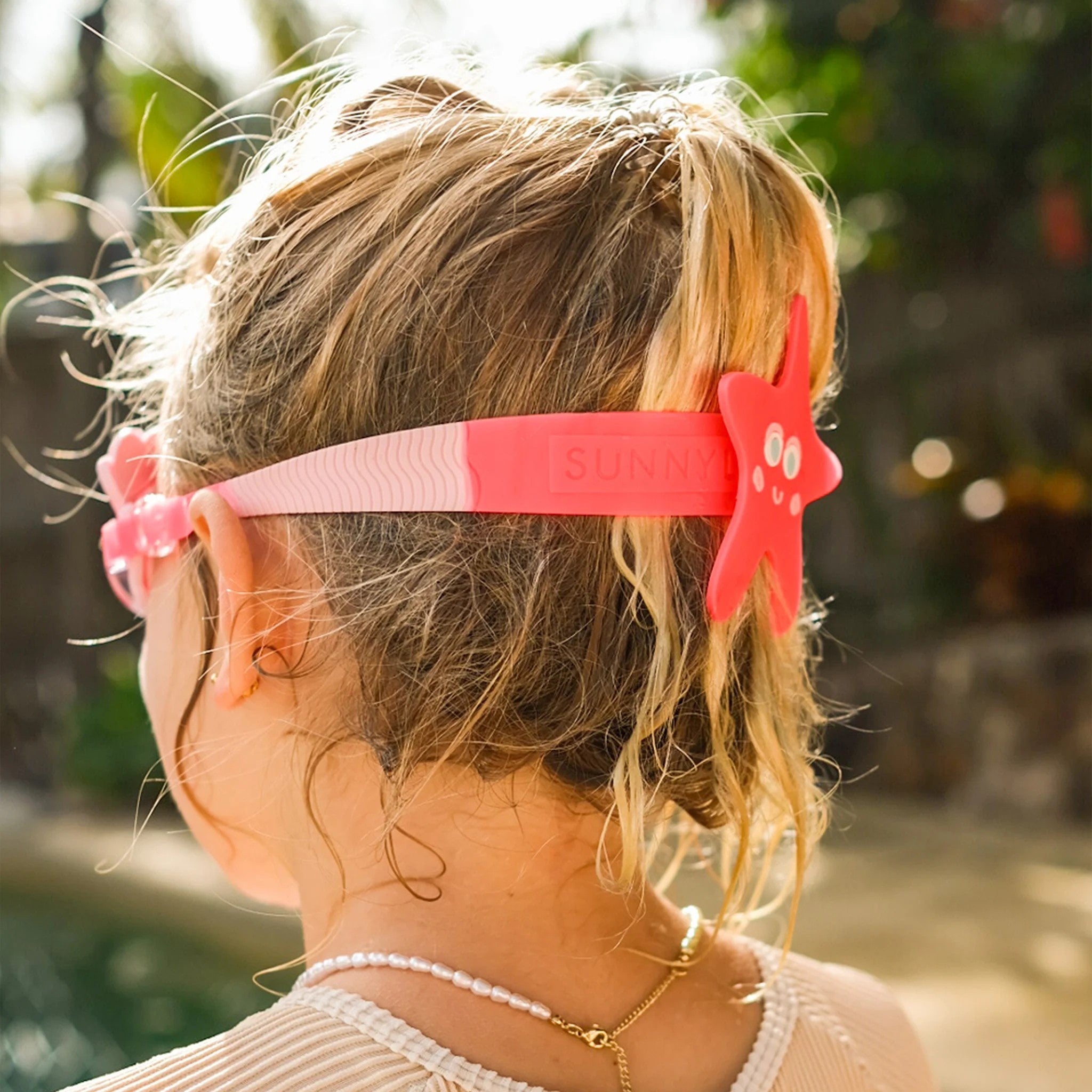 Sunnylife: Mini Swim Goggles Melody the Mermaid Neon Strawberry