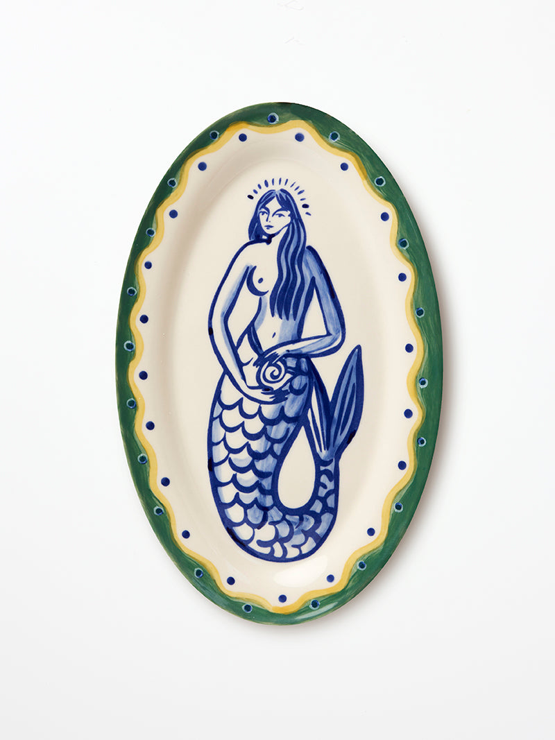Jones & Co Piccolo Vita Plate - Mermaid