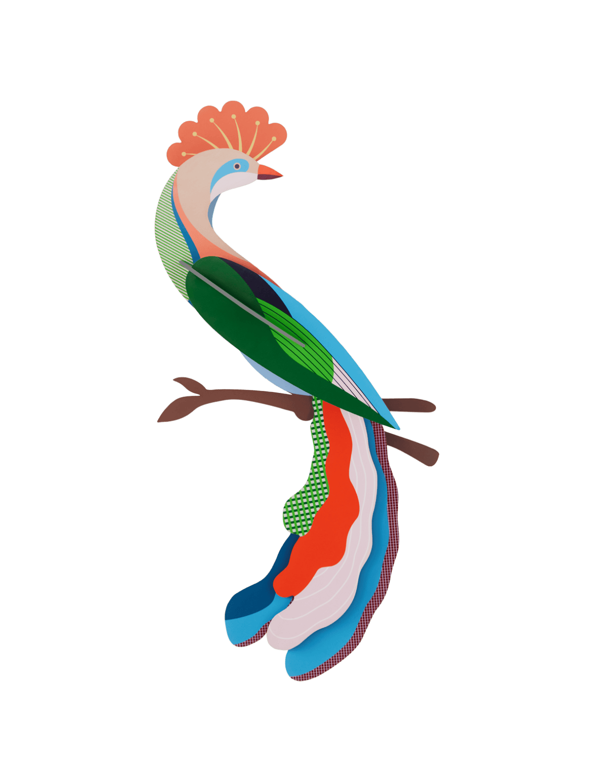 Studio Roof: 3D Wall Art - Paradise Bird Meti