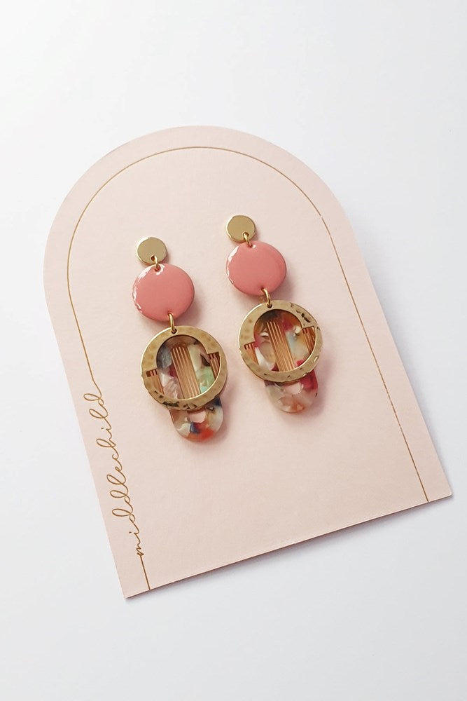Middle Child: Medley Earrings - Pink