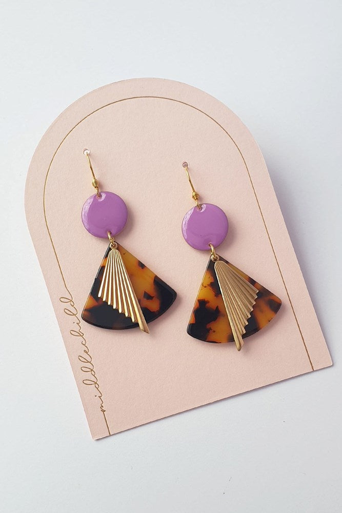 Middle Child: Merengue Earrings - Tortoise