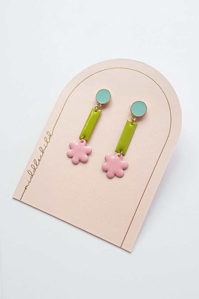 Middle Child: Playmate Earrings - Green