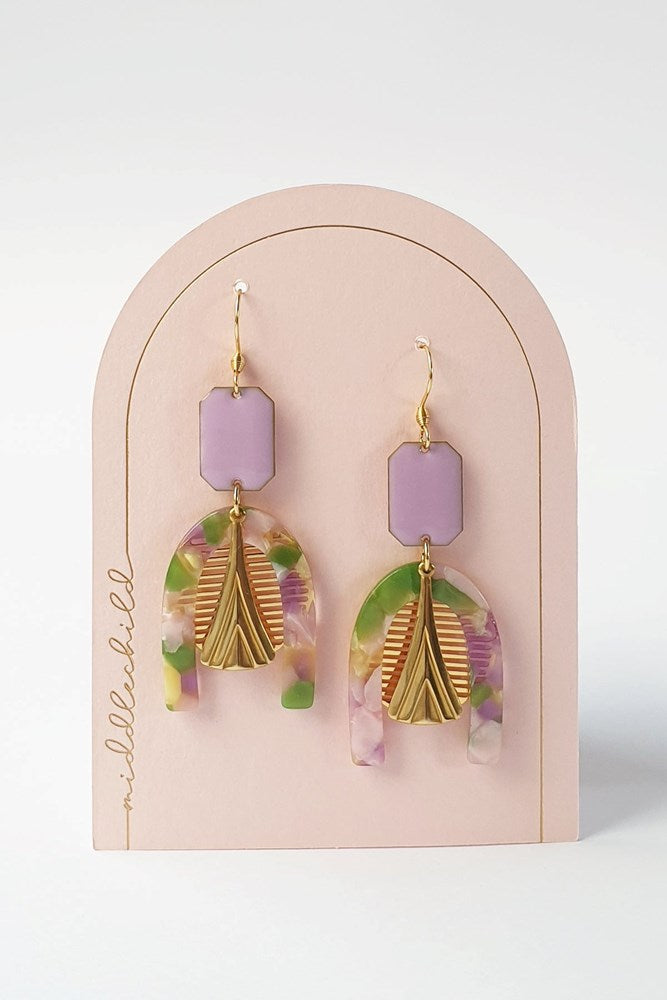 Middle Child: Rehearsal Earrings - Lilac