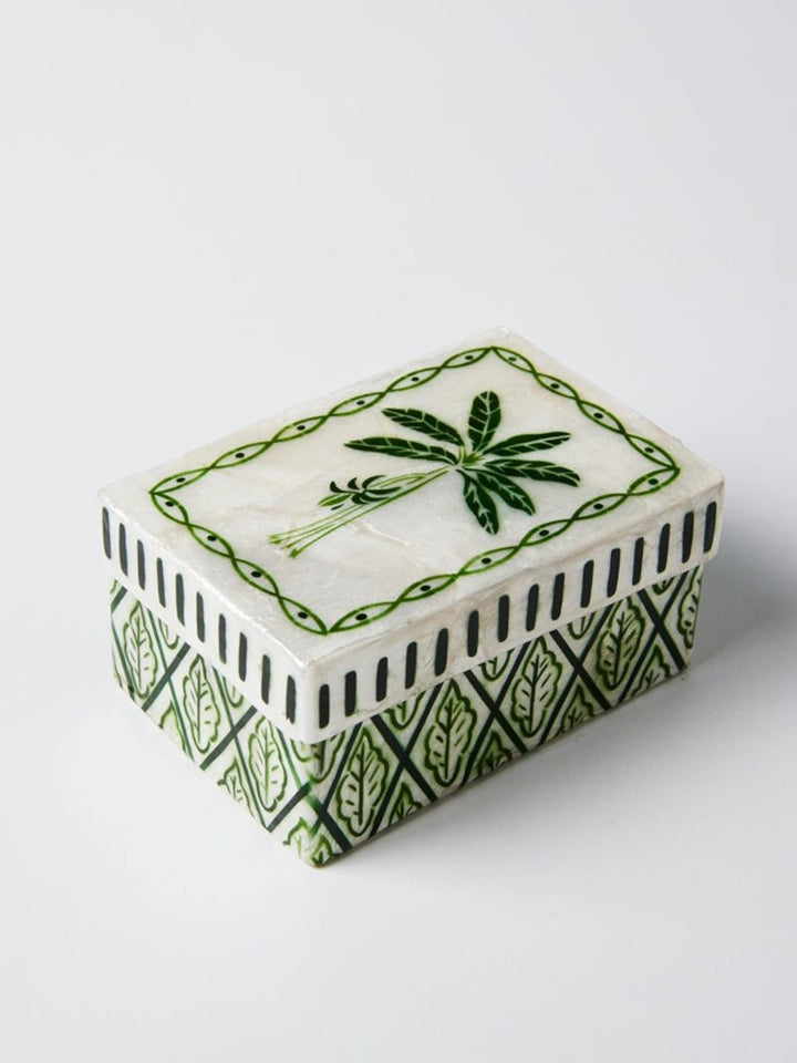 Jones & Co: Atlantic Green Palm Box