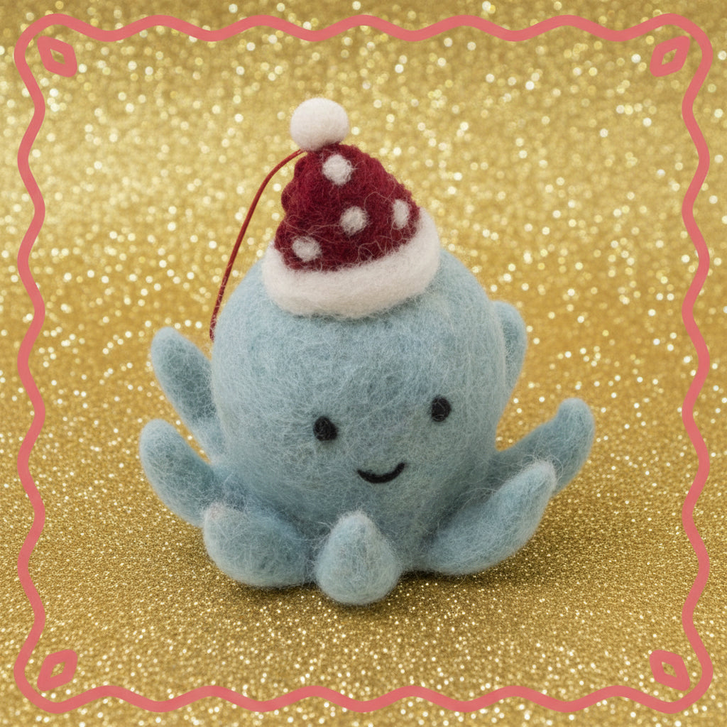 Pashom: Xmas Ornament Sea Creature Octopus Hat