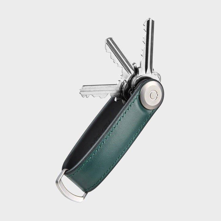 Orbitkey: Key Organiser Hybrid Leather Pine Green