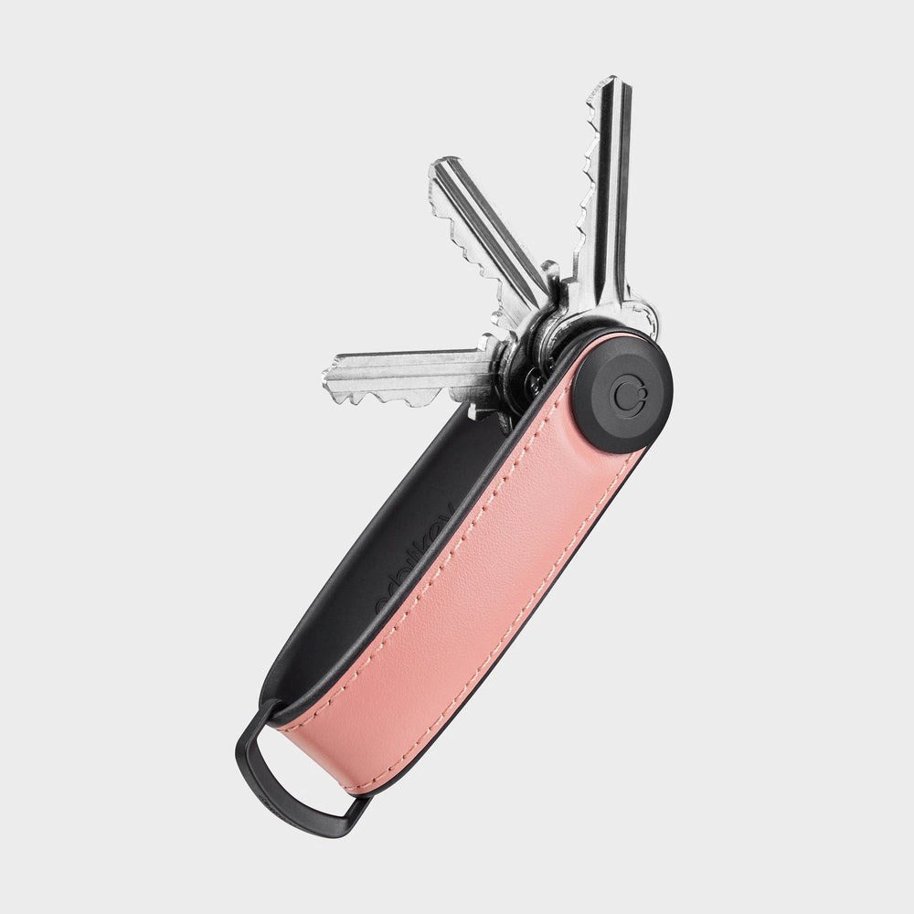 Orbitkey: Key Organiser Hybrid Leather Pastel Pink