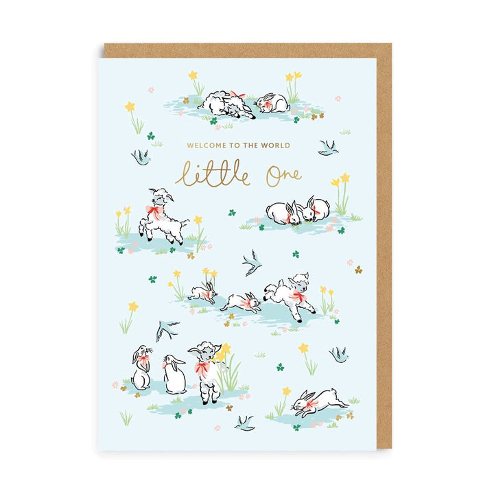 Cath Kidston: Foil Greeting Card Hello Little One