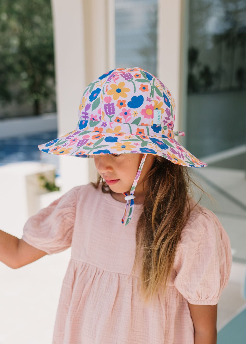 Acorn Petal Pop Wide Brim Sunhat