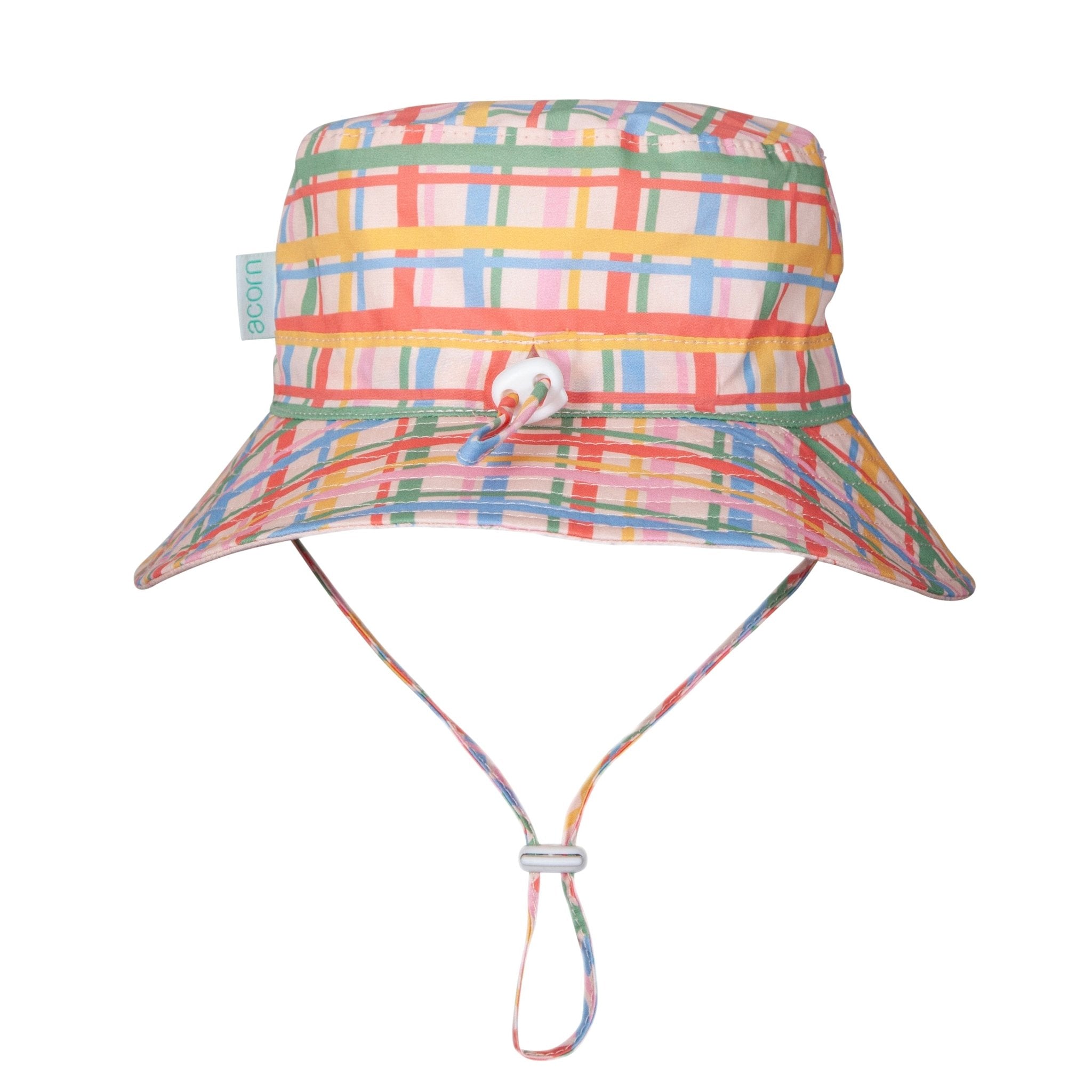 Acorn Kids Pink Picnic Wide Brim Bucket Hat