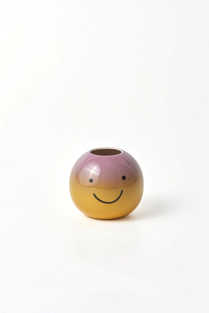 Jones & Co: Smiley Vase Violet