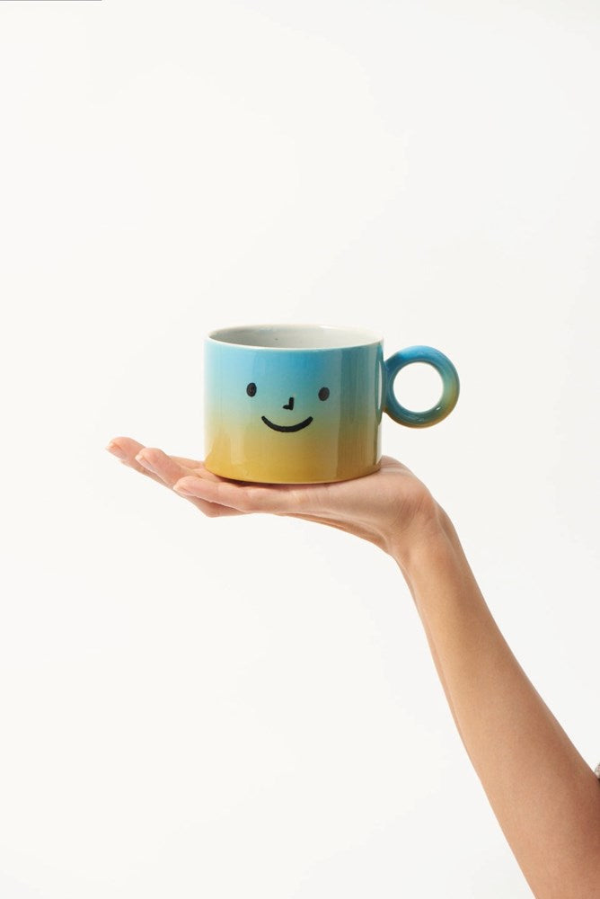 Jones & Co: Smiley Mug Blue