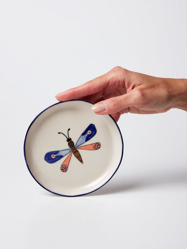 Jones & Co: Moth Party Tray Blue