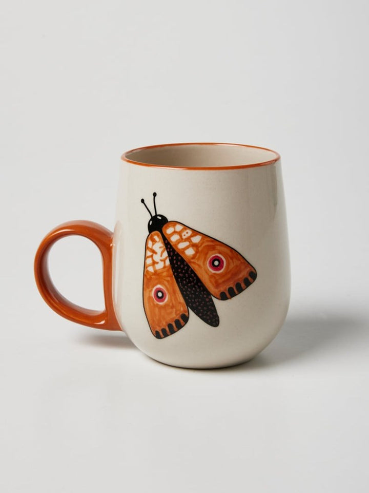 Jones & Co: Moth Party Mug Orange