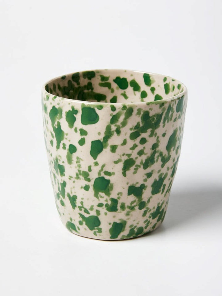 Jones & Co: Splatter Tumbler Green