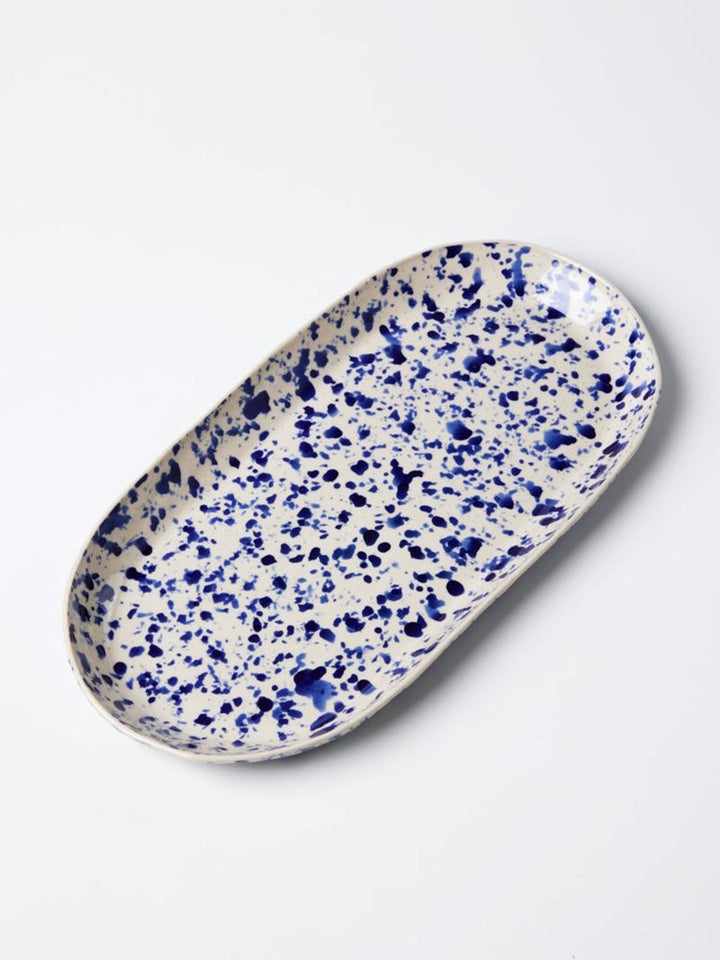 Jones & Co: Splatter Blue Platter