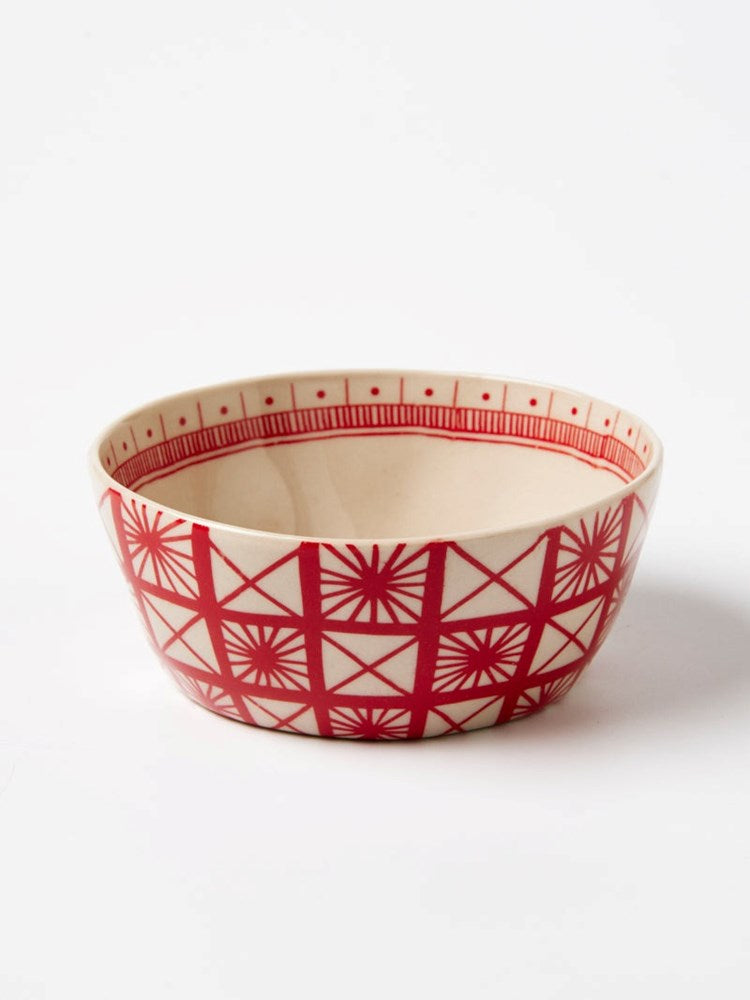 Jones & Co: Caravan Snack Bowl Ruby