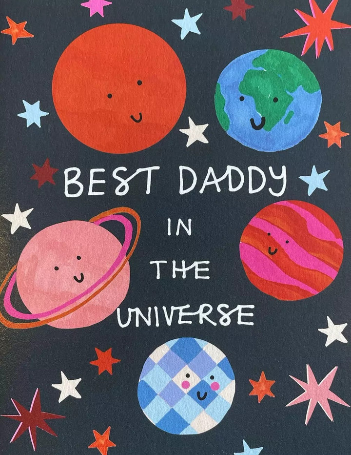 Stop The Clock: Best Daddy In The Universe Card