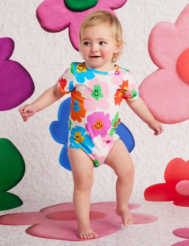 Halcyon Nights: Short Sleeve Bodysuit Hej Blomma!