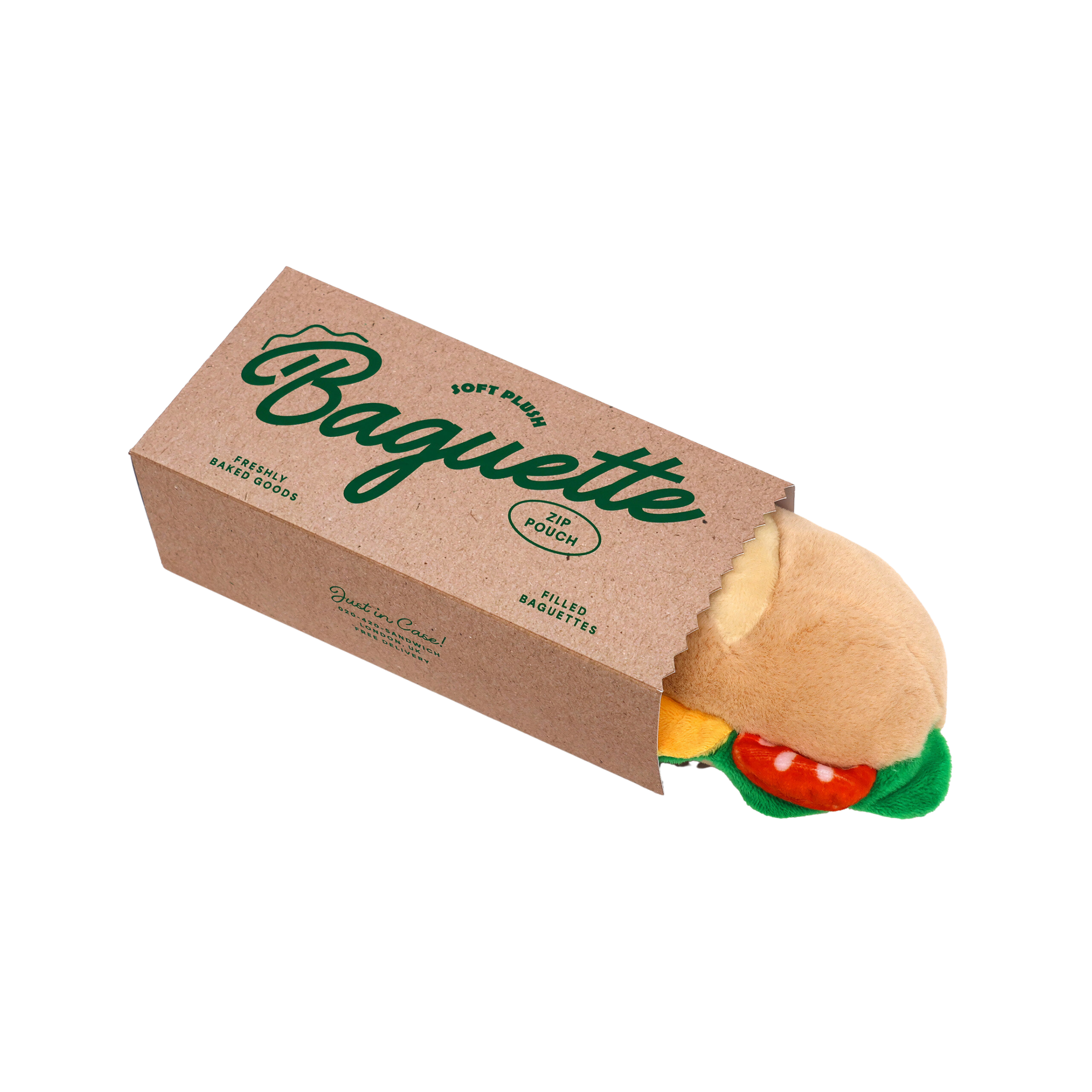 Suck UK Baguette Plush Zip Case