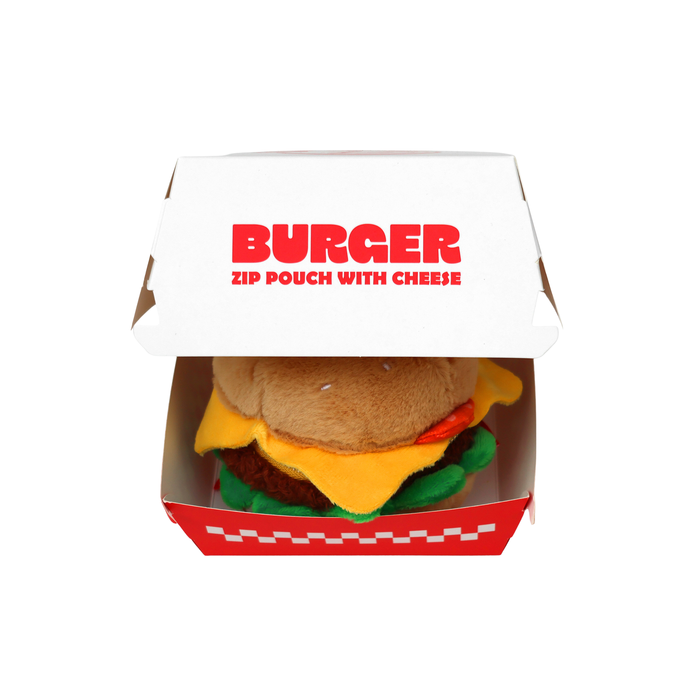 Suck UK Burger Plush Zip Case