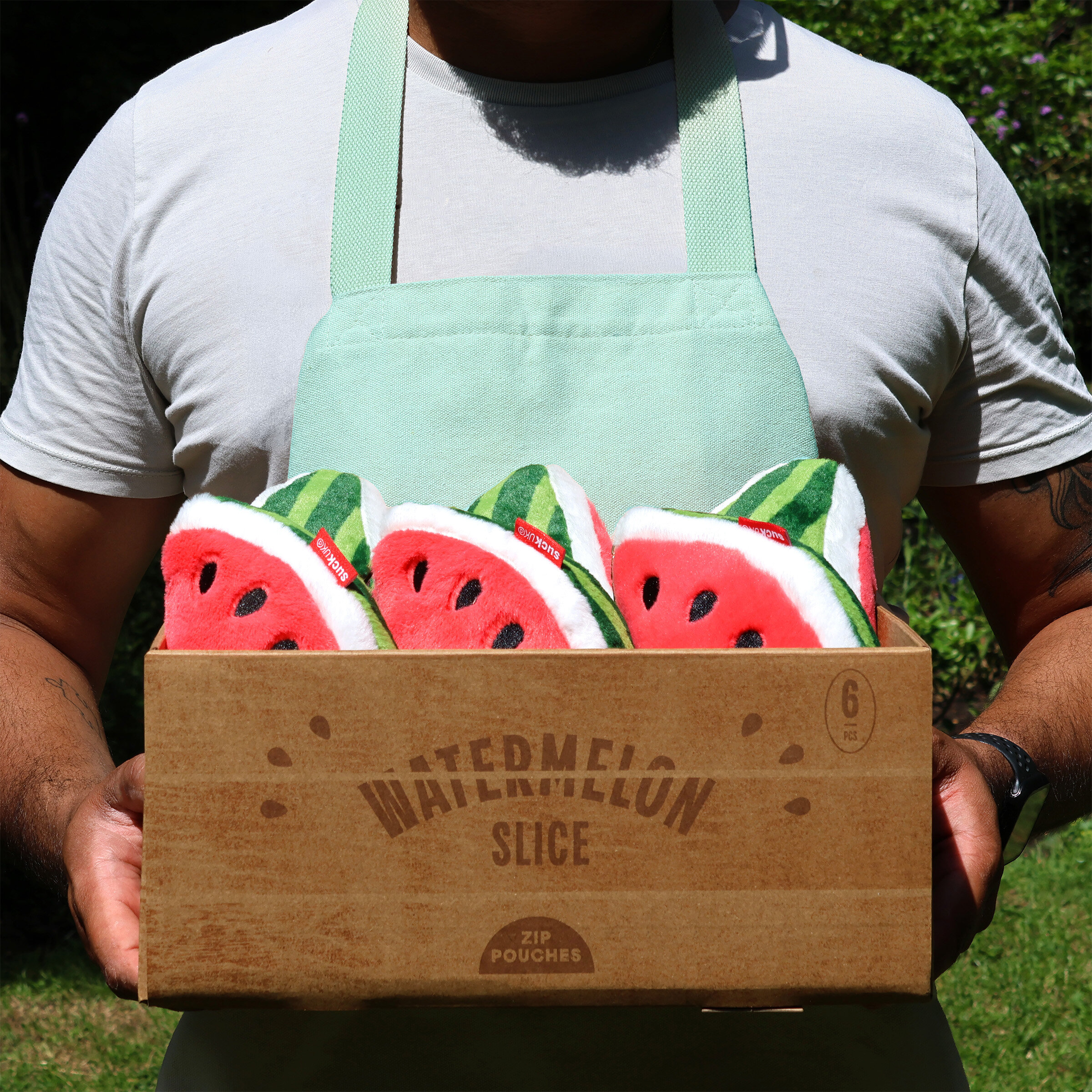 Suck UK Watermelon Plush Zip Case