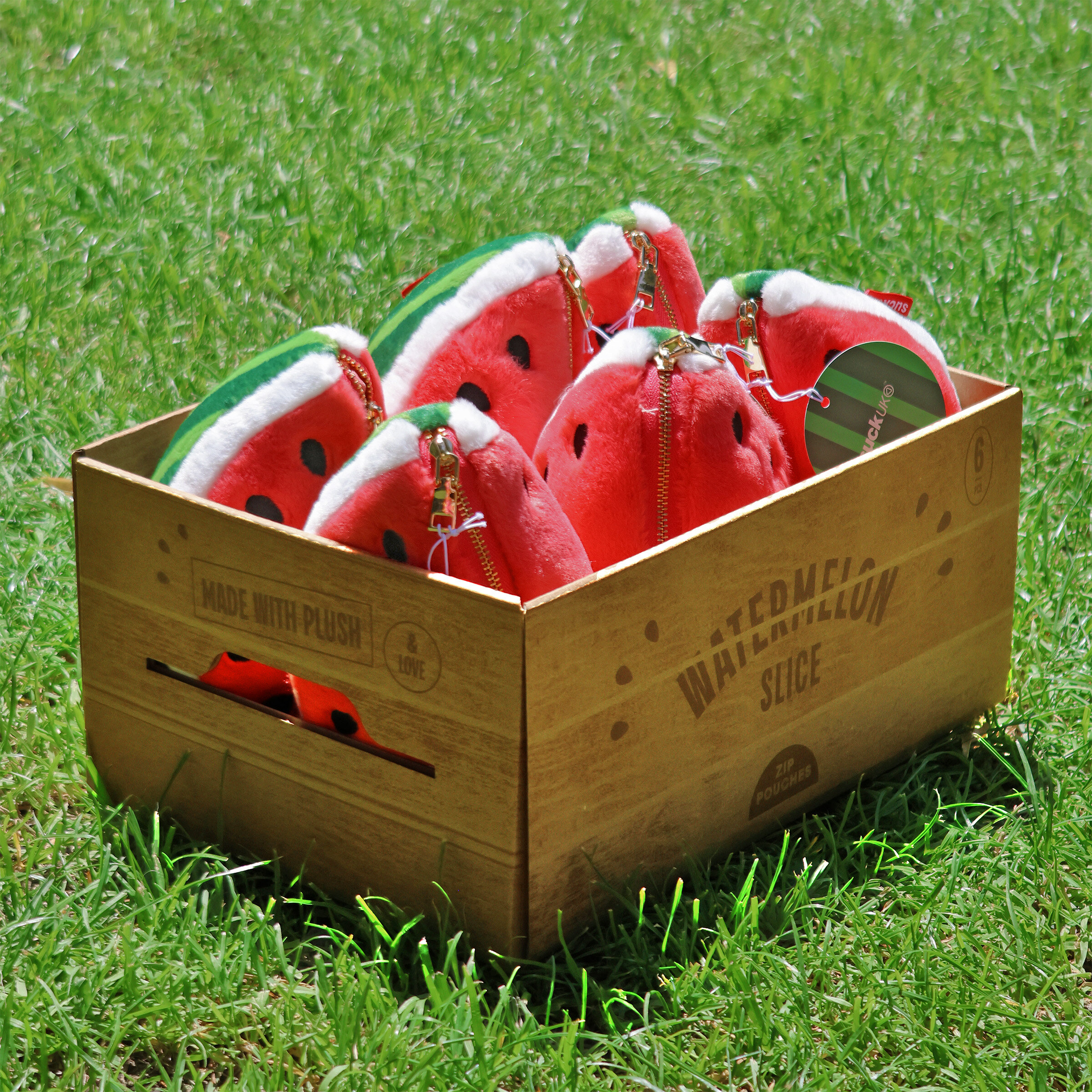 Suck UK Watermelon Plush Zip Case