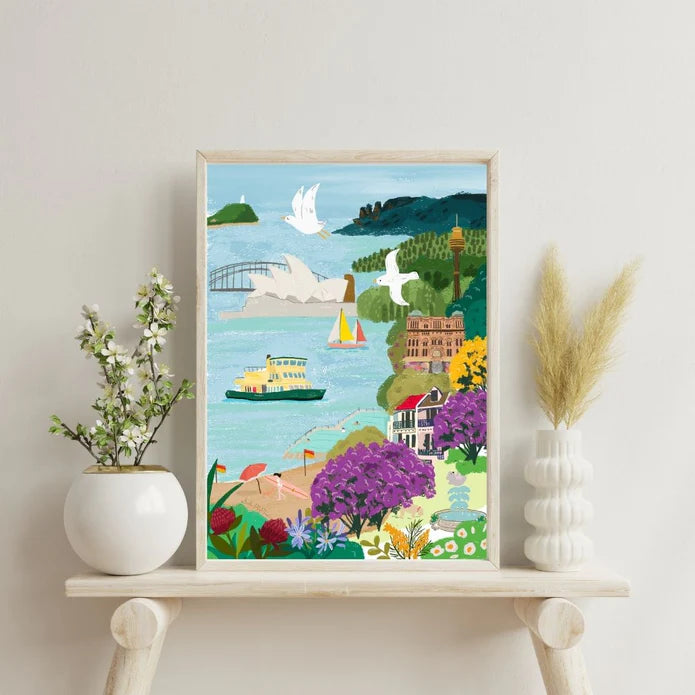 Suki McMaster Tea Towel – Sydney Icons